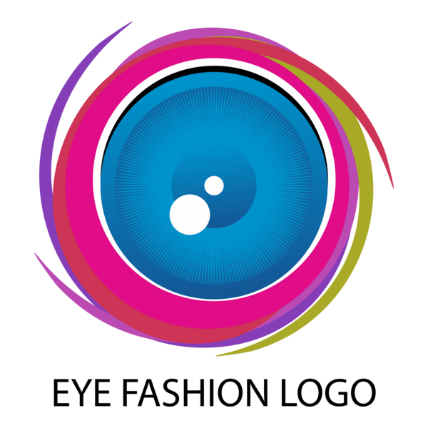 Eye Fashion Logo PNG Vector
