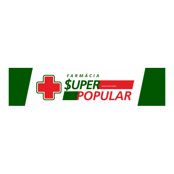 Farmácia Super Popular Logo PNG Vector