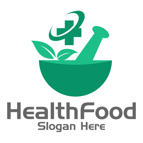 Food Health Logo PNG Vector