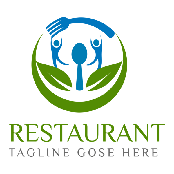 Food Service Business Logo PNG Vector