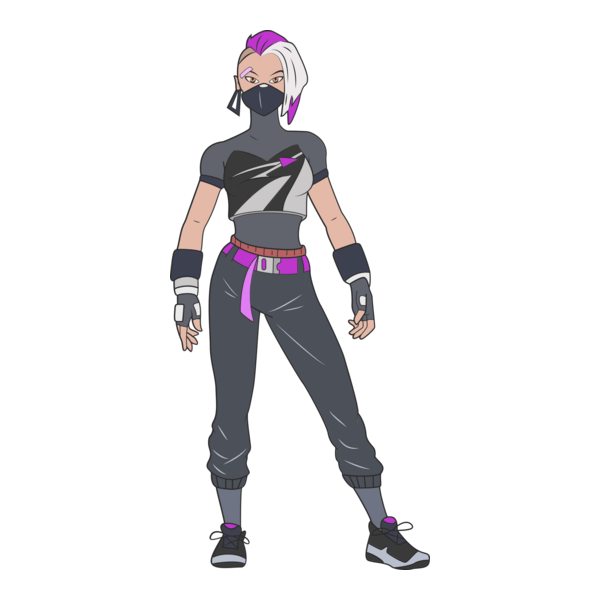 Fortnite Character Logo PNG Vector