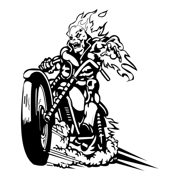 Ghost Rider Logo PNG Vector