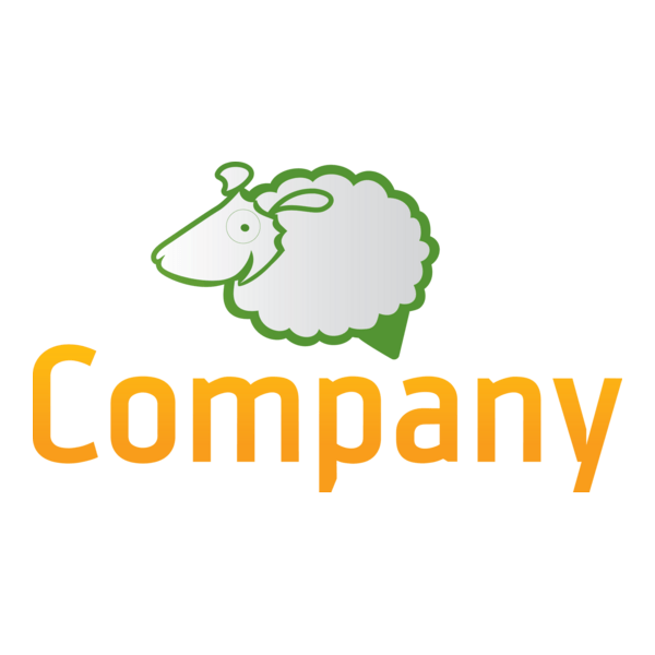 Green Sheep Company Logo PNG Vector