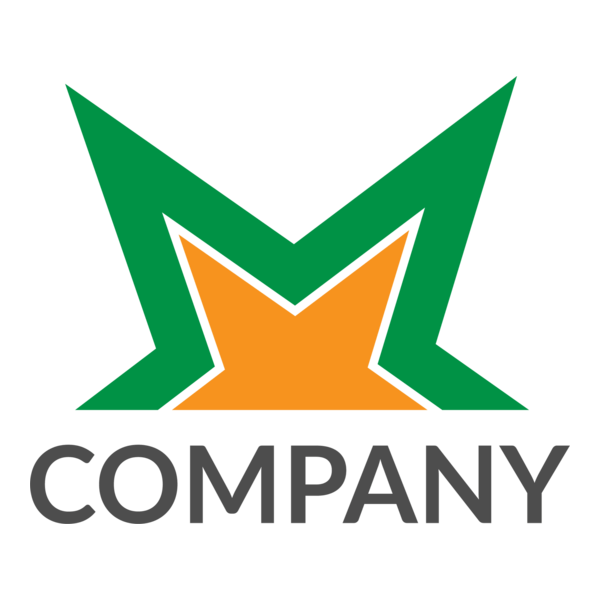 Half Star Company Logo PNG Vector