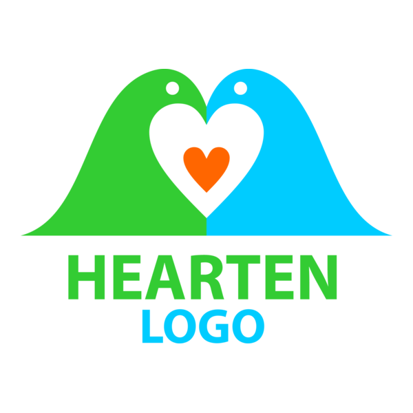 Hearten Swan Logo PNG Vector