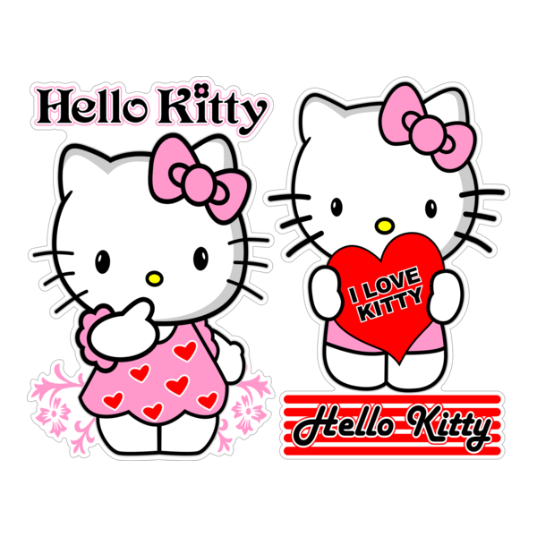 Hello Kitty Logo PNG Vector