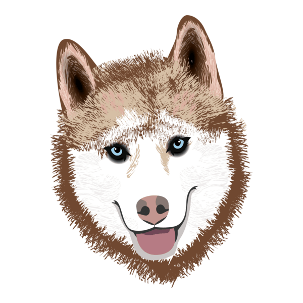 husky Logo PNG Vector