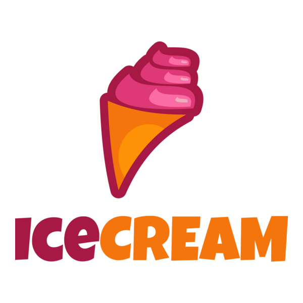 Ice Cream Logo PNG Vector