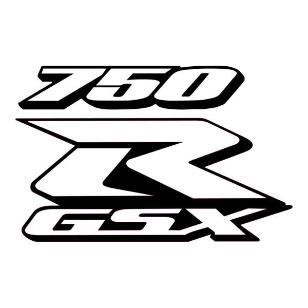 KIT PEGATINAS SUZUKI GSX R 750 Logo PNG Vector