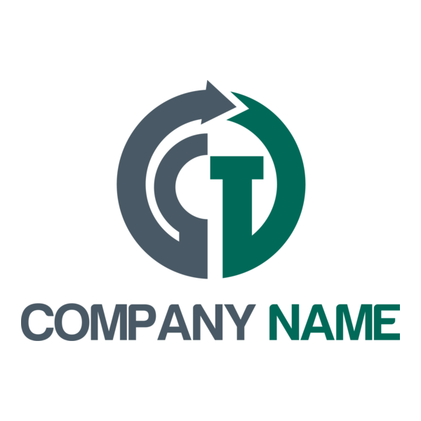 Letter C T clinical Logo PNG Vector