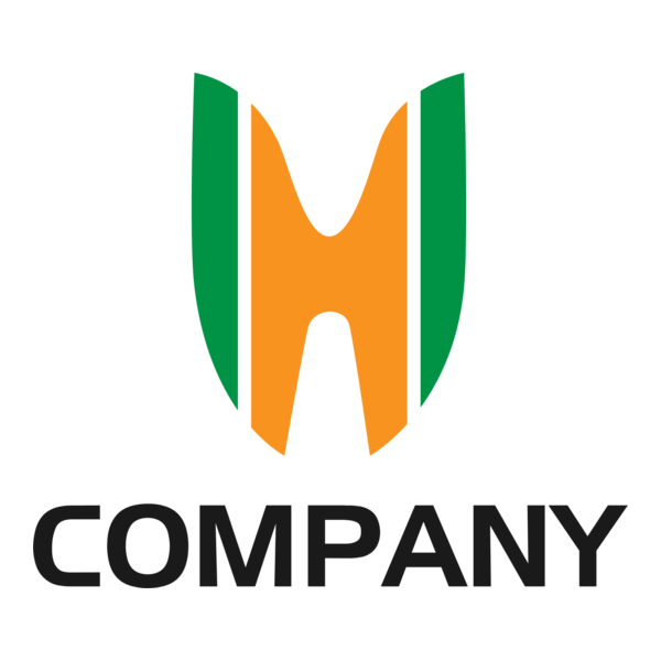 Letter H Minimal Logo PNG Vector