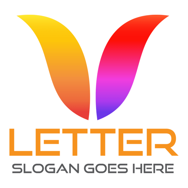 Letter V Company Logo PNG Vector