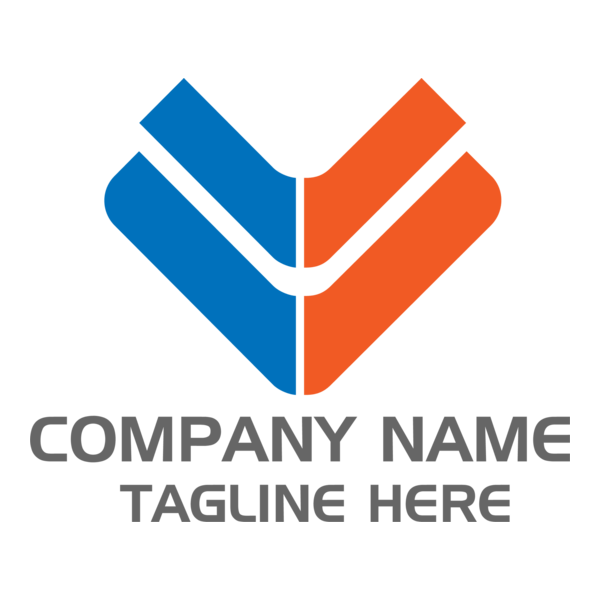 Letter V Company Logo PNG Vector