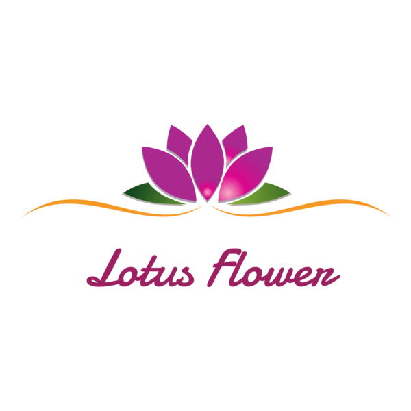 Lotus Flower Logo PNG Vector