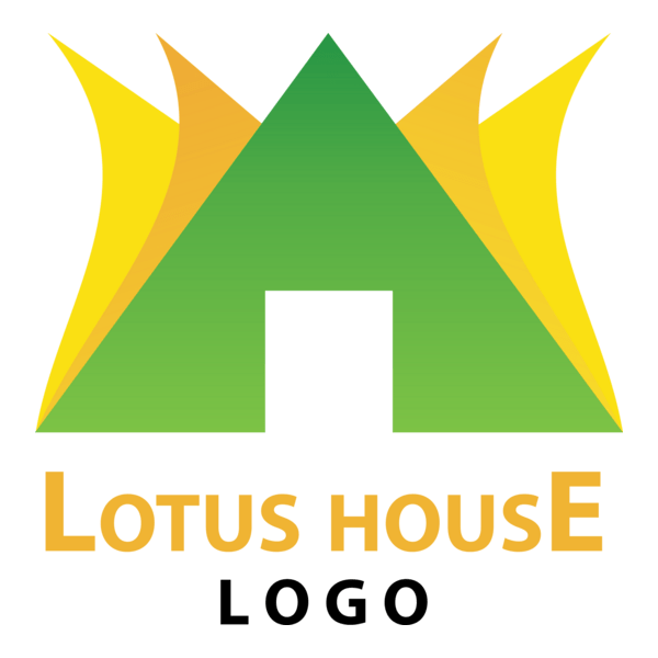 Lotus House Logo PNG Vector