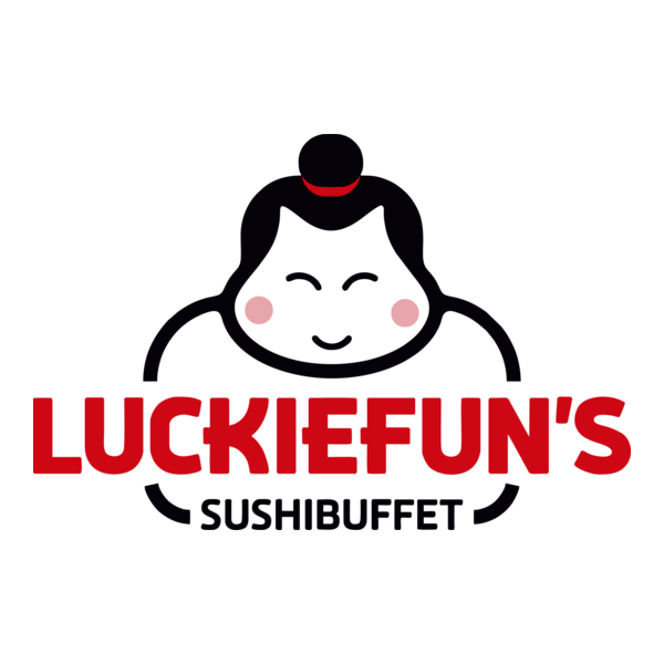 Luckiefun's Sushi Buffet Logo PNG Vector