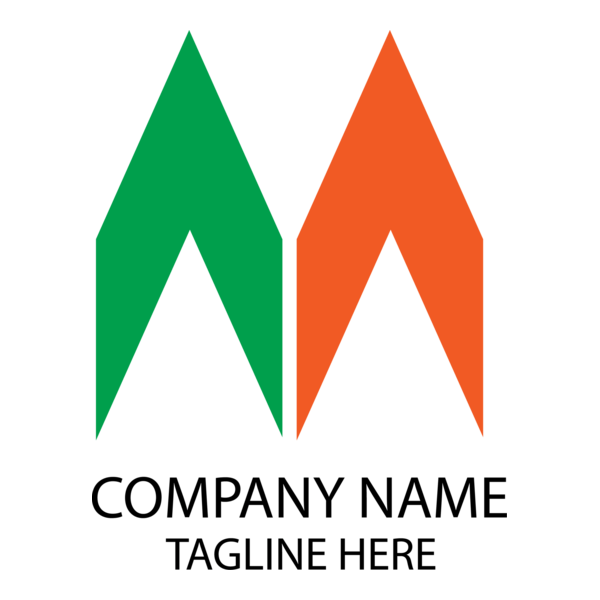 M Letter Company Logo PNG Vector