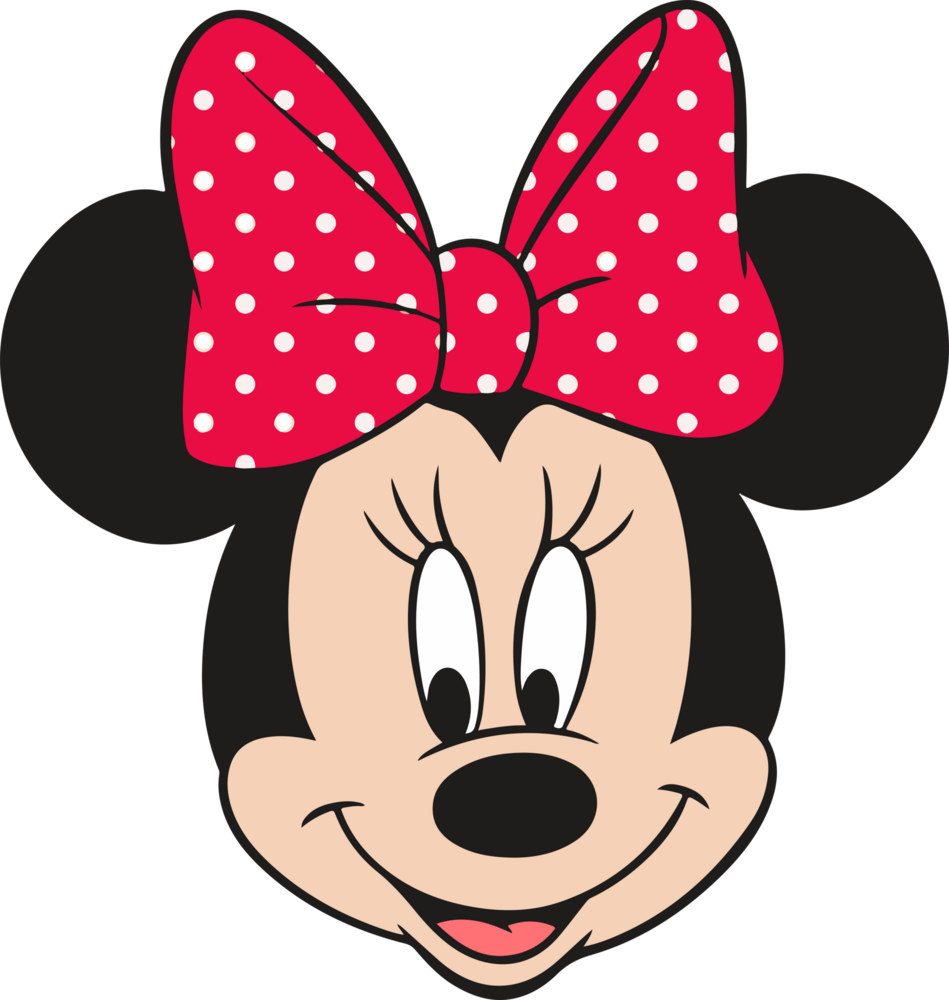 Minnie Mouse Head Logo PNG Vector