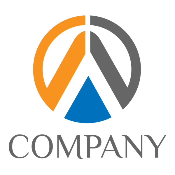 Modern A Letter Logo PNG Vector