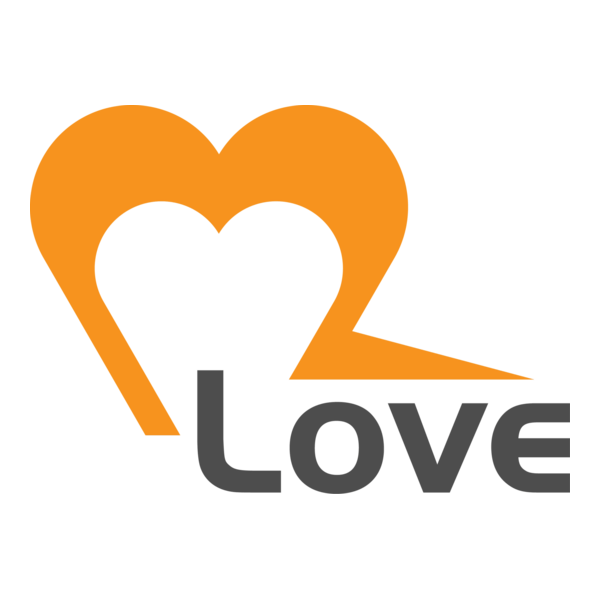 Modern Love Logo PNG Vector