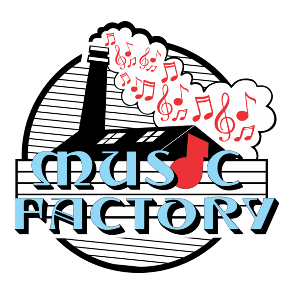 Music Factory Record Label Logo PNG Vector