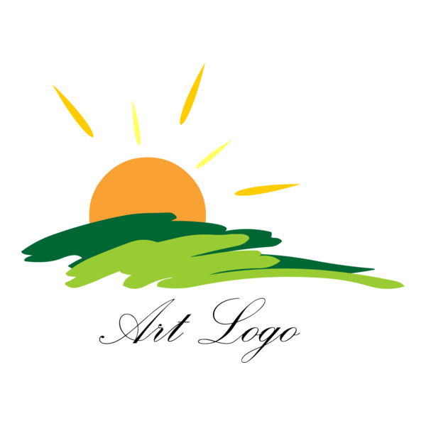 Nature Art Logo PNG Vector