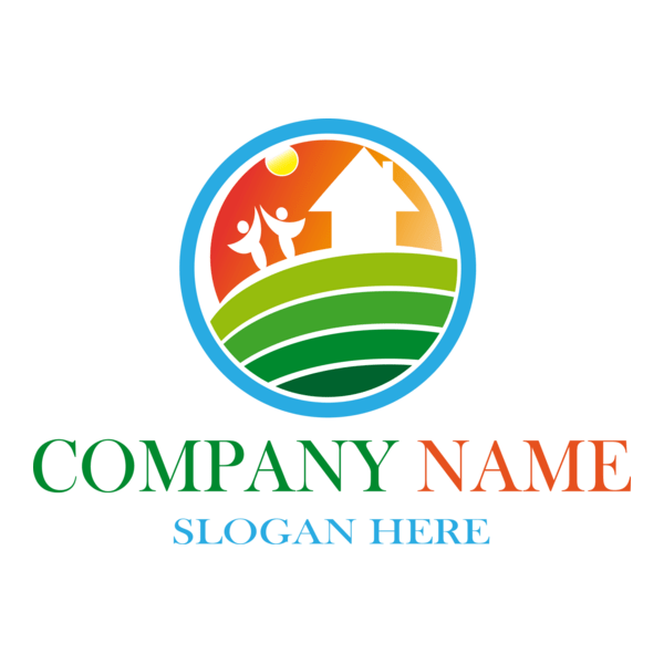 Nature Home Logo PNG Vector