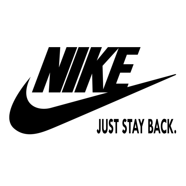 Nike Just Stay Back Logo PNG Vector