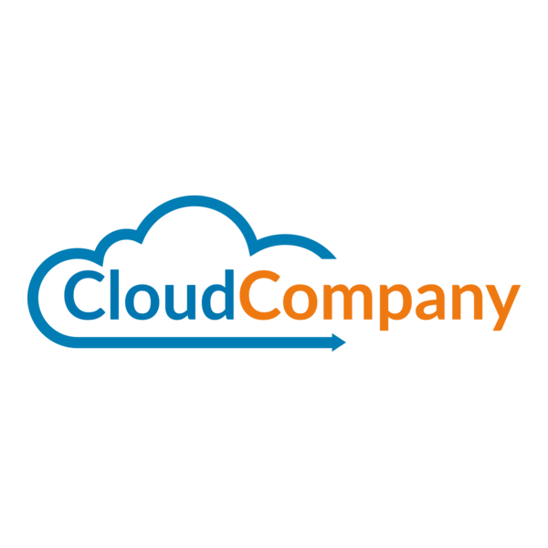 Online Cloud Business or Company Logo PNG Vector
