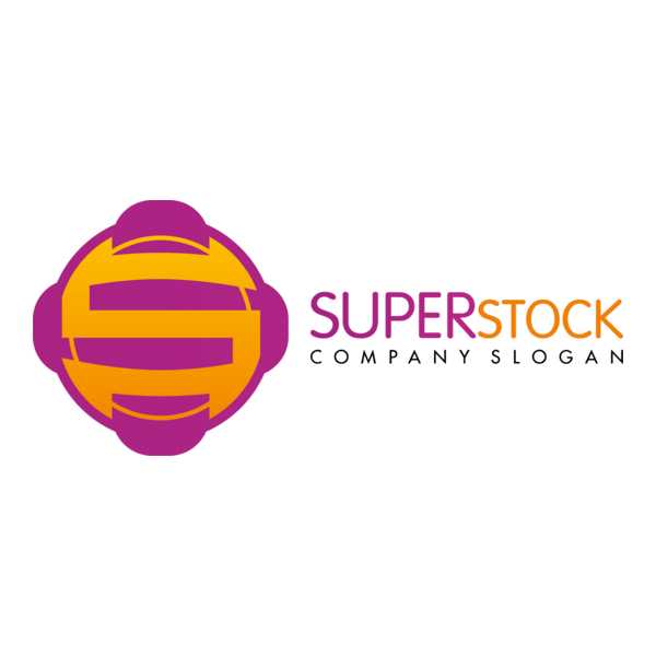 Purple Abstract Shape Logo PNG Vector