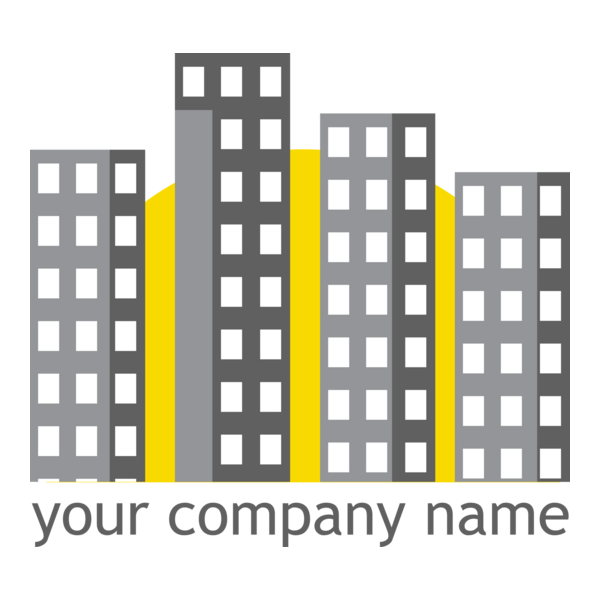 Real Estate Company Logo PNG Vector