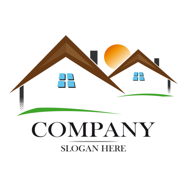 Real Estate Company Logo PNG Vector