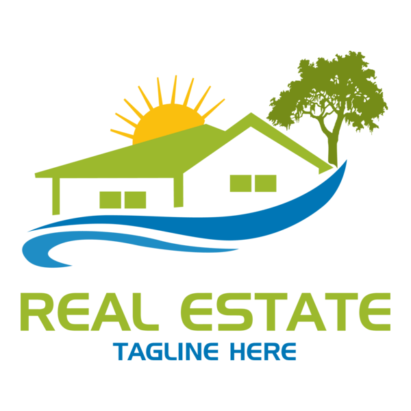 Real Estate Company Logo PNG Vector