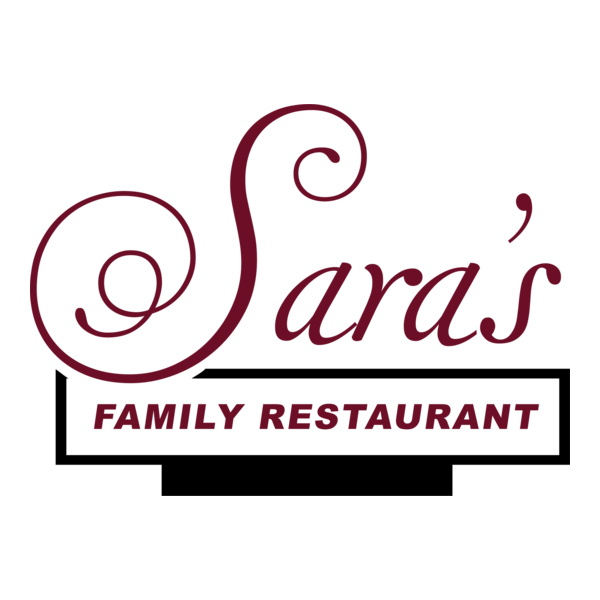 Sara's Family Restaurant Logo PNG Vector