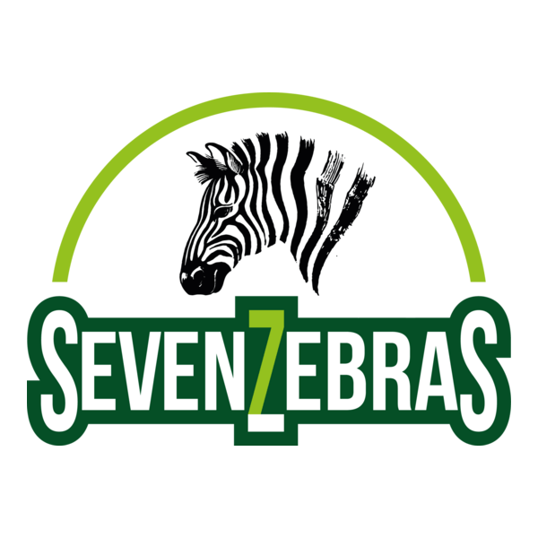 Seven Zebras Logo PNG Vector