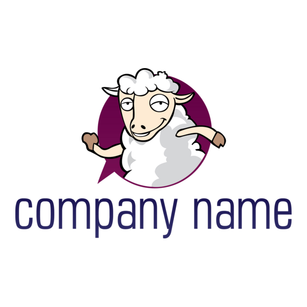 Sheep Company Logo PNG Vector