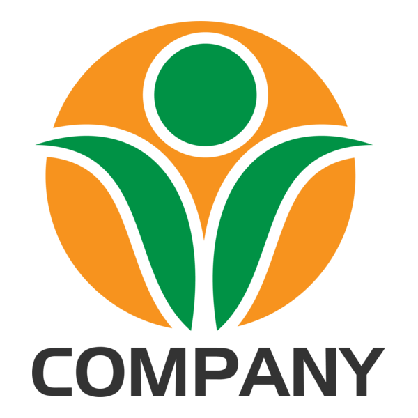 Sun Man Logo PNG Vector