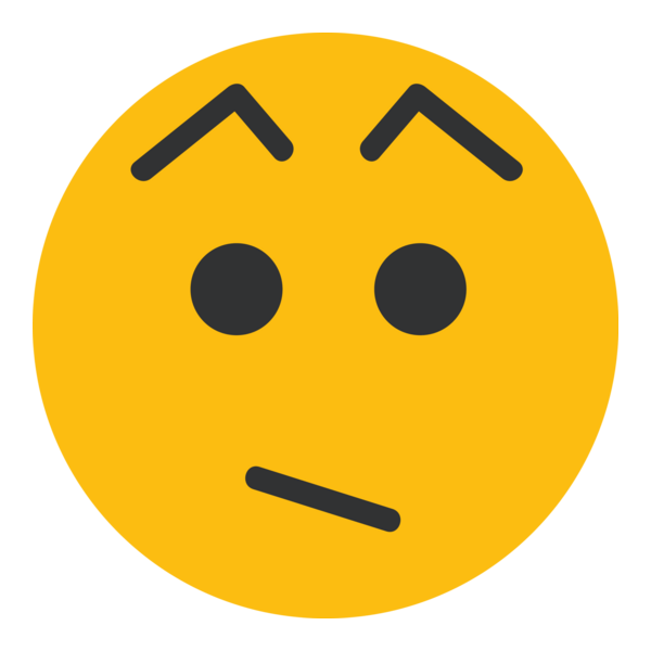 Suspicious Emoji Logo PNG Vector