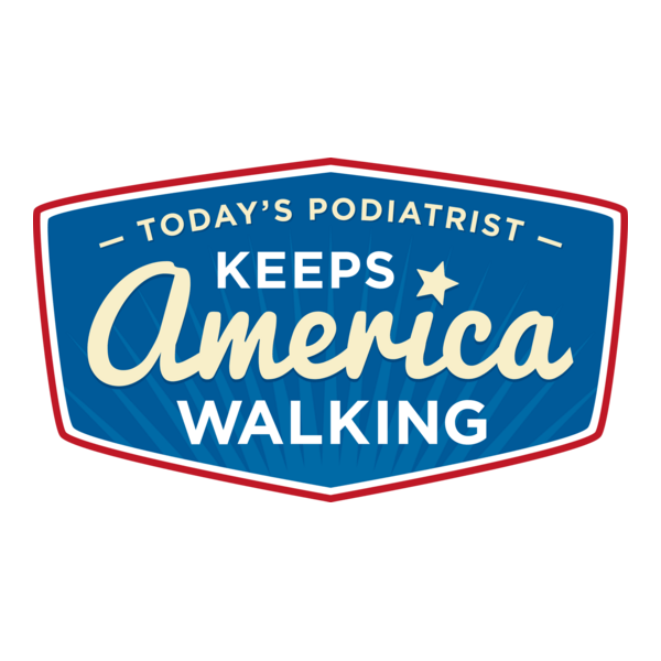 TODAY’S PODIATRIST KEEPS AMERICA WALKING Logo PNG Vector