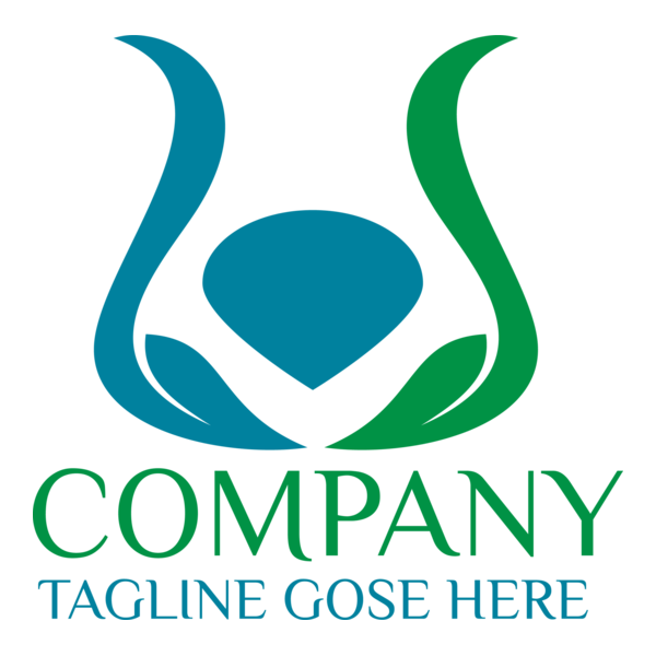 Tree Leaves Logo PNG Vector