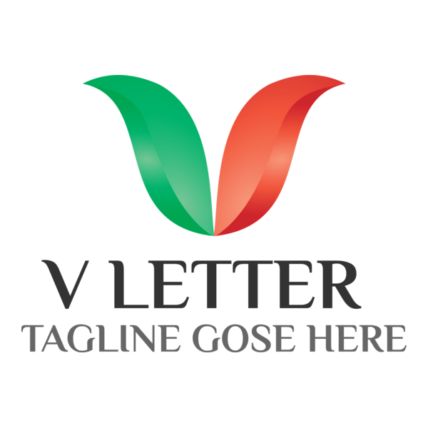 V Letter Company Logo PNG Vector