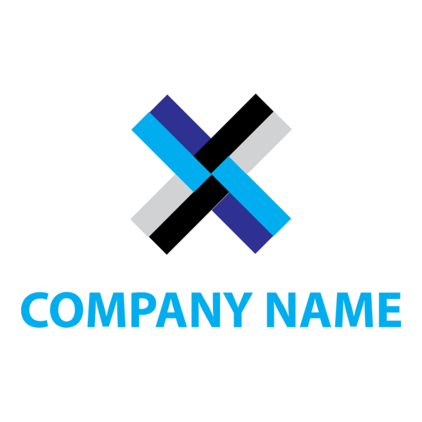 X Letter Logo PNG Vector