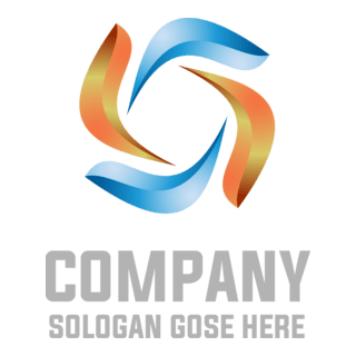 3d Modern Company Logo PNG Vector