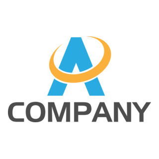 A Letter Company Logo PNG Vector