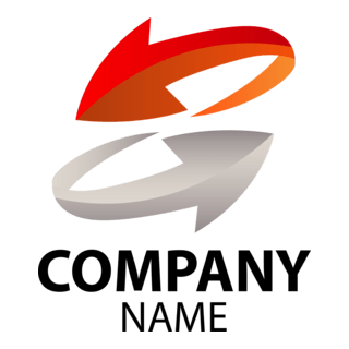 Abstract Arrow Company Shape Logo PNG Vector