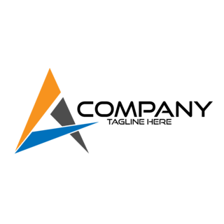 Abstract Letter A Logo PNG Vector