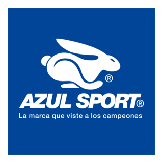 Azul Sport (liebre) Logo PNG Vector
