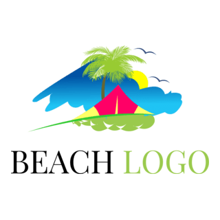 Beach Logo PNG Vector