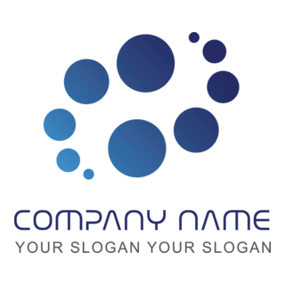 Blue Dots Company Logo PNG Vector