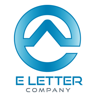 Blue Letter E Company Logo PNG Vector